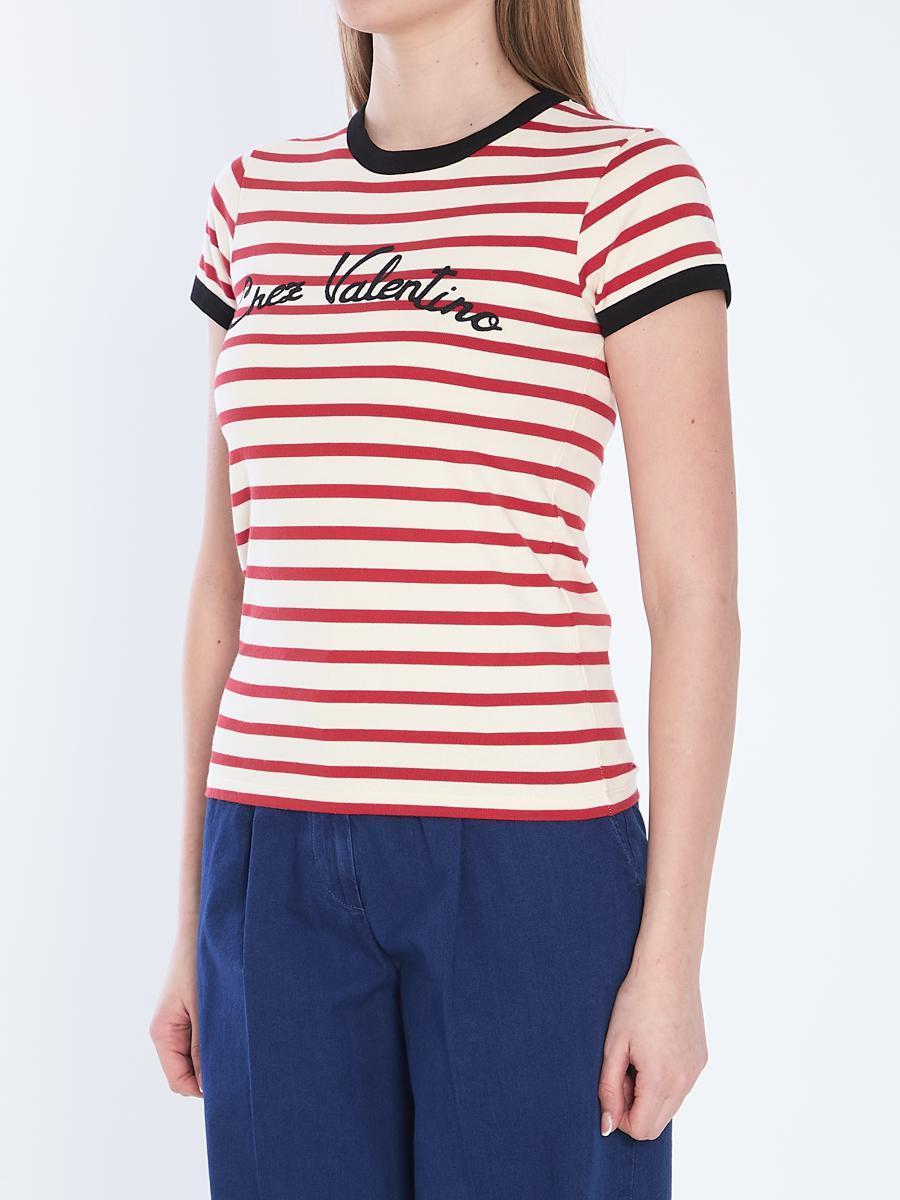 VALENTINO T-shirt In Beige Product Image