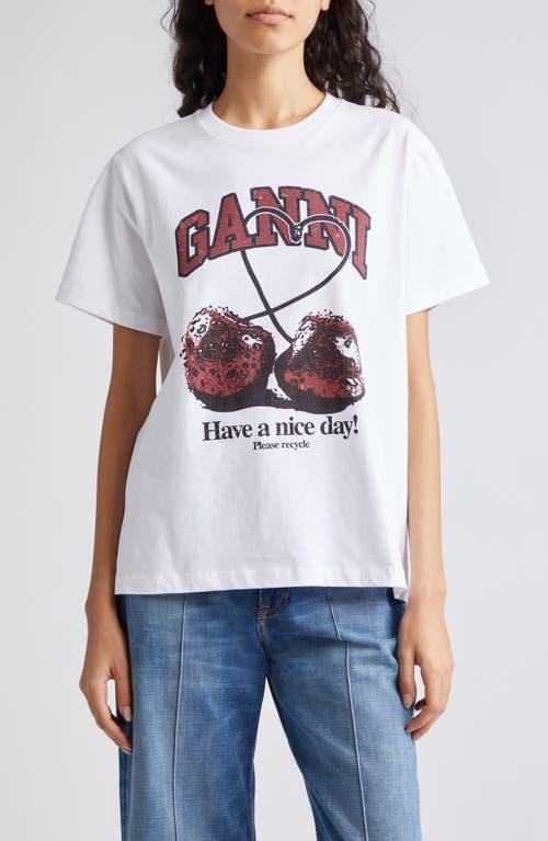 Womens Cotton Cherry Logo T-Shirt Product Image