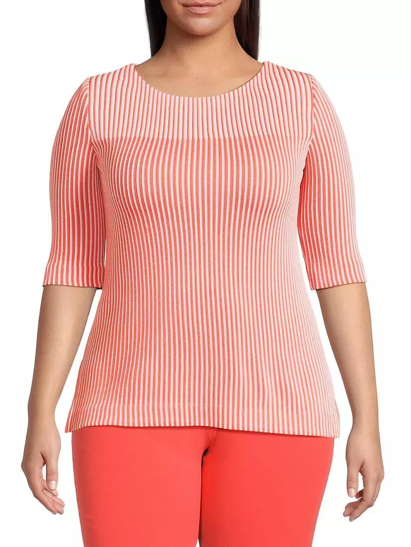 Striped Jacquard Tunic Product Image