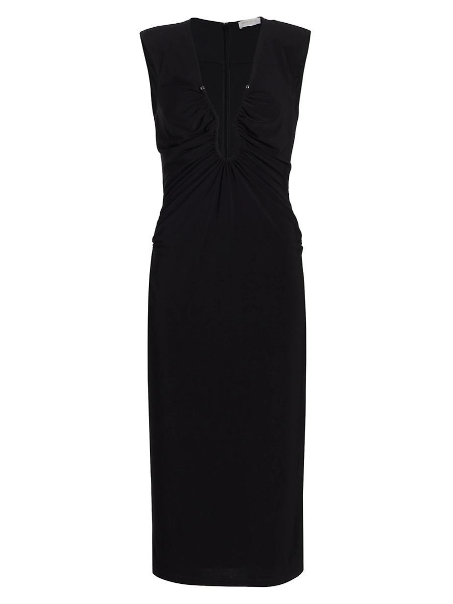 Ramy Brook Elena Ruched Midi Dress Product Image