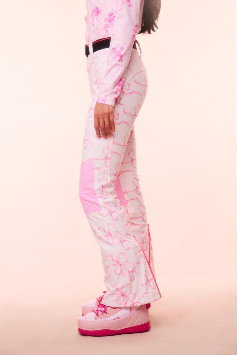 BOGNER FIRE+ICE x LoveShackFancy Zula Ski Pant - HOT PINK BABY / 10 Product Image