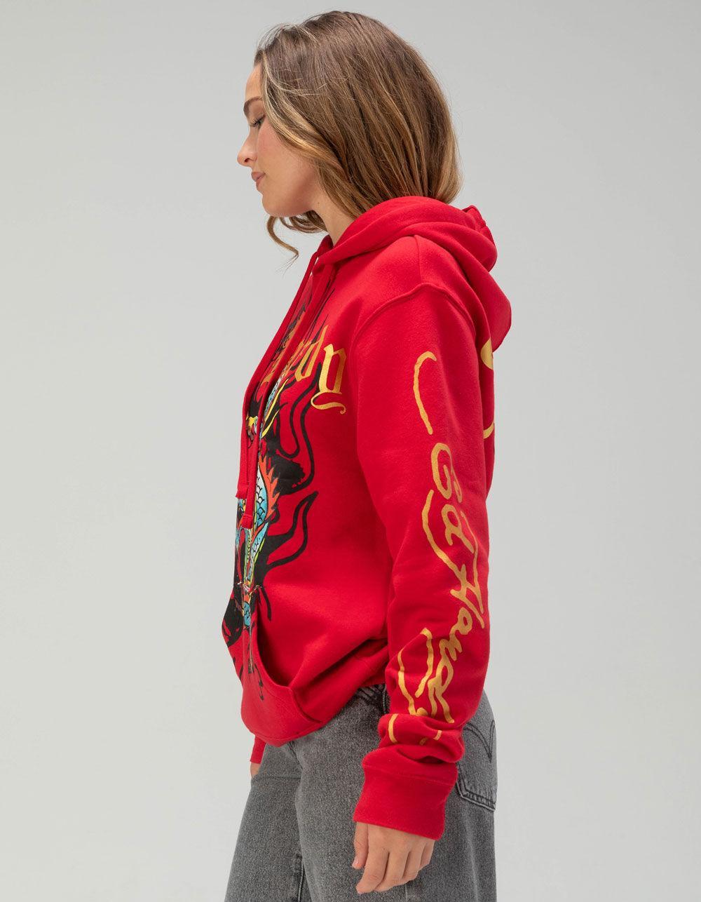 ED HARDY Dragon Womens Hoodie Product Image