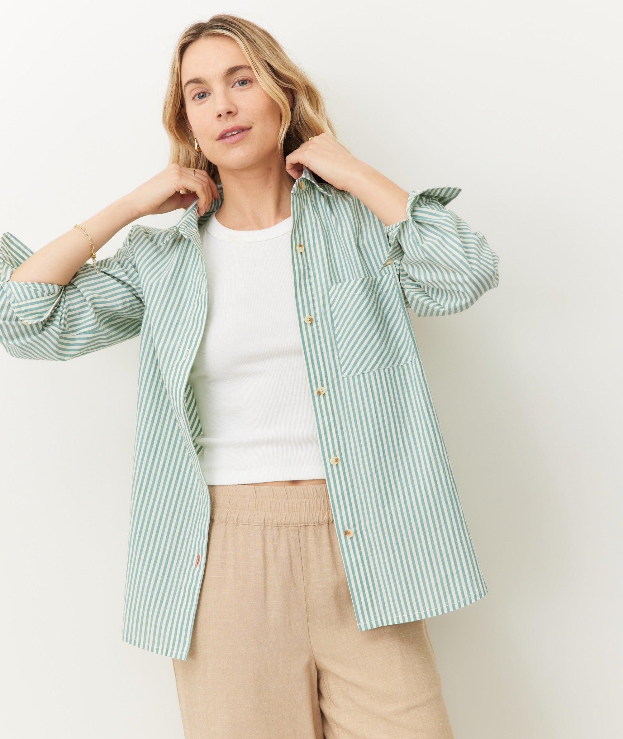 Jane Relaxed Shirt in Cali Poplin Product Image