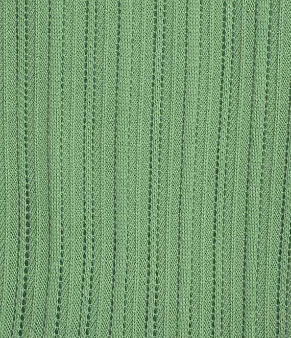 Murano From The Garden Collection Textured Short Sleeve Snit Polo Sweater Product Image