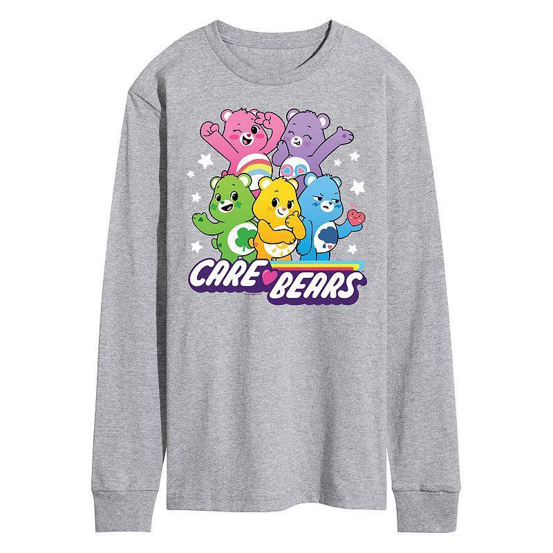 Mens Care Bears Unlock The Magic Group Long Sleeve Graphic Tee Product Image