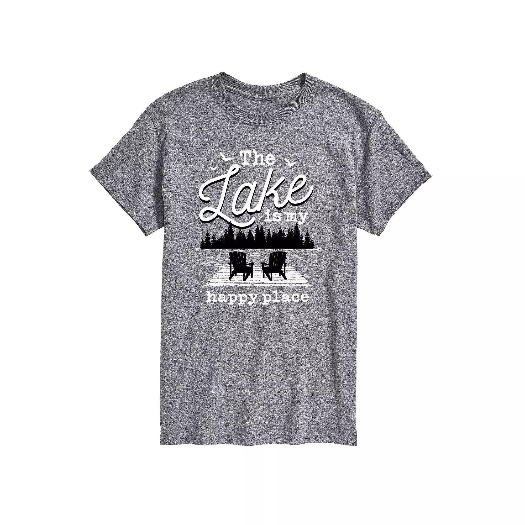 Mens The Lake Is My Happy Place Tee Product Image