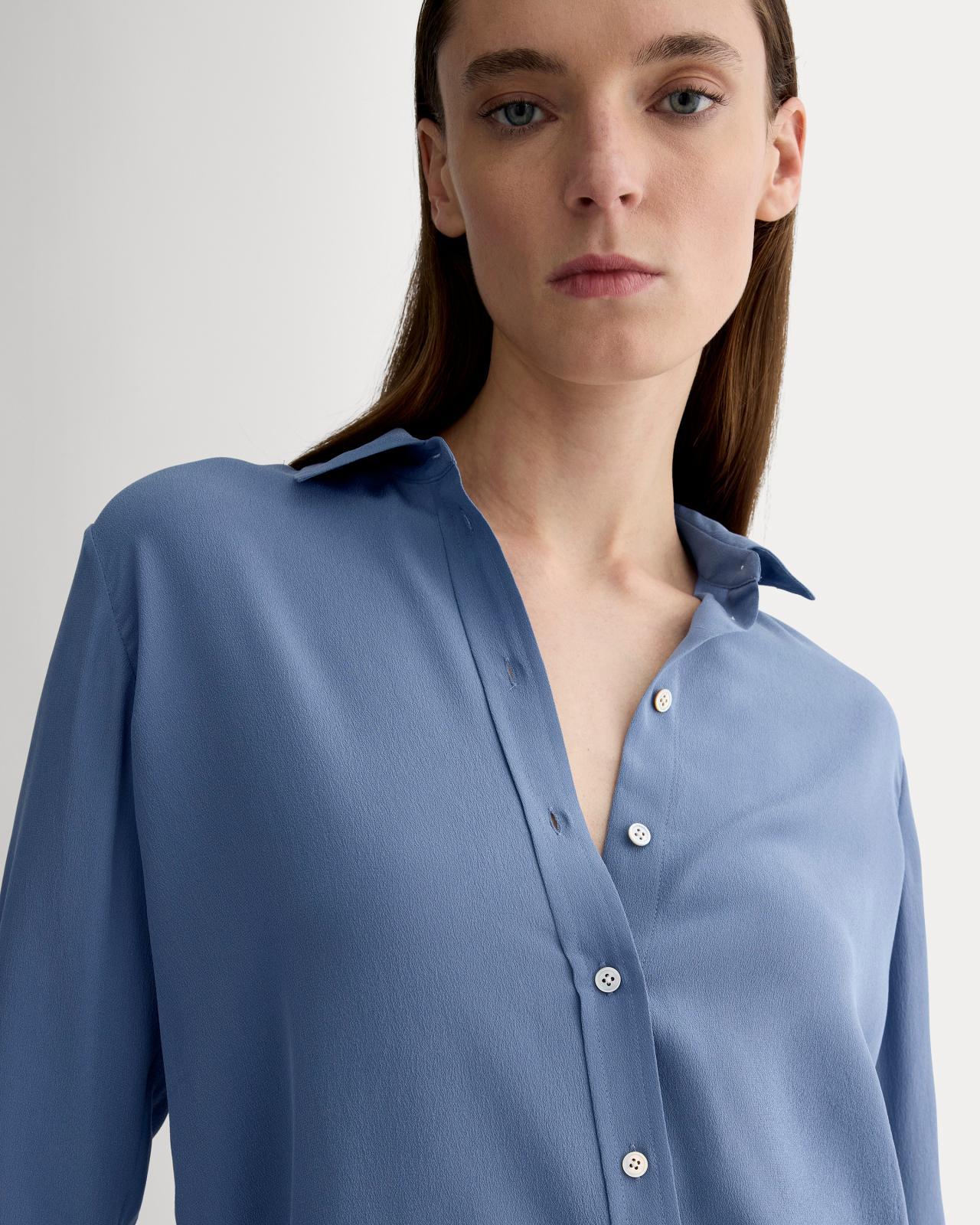 The Must-Have Shirt in Washable Silk Product Image