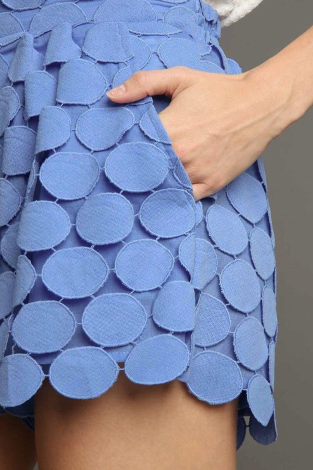 Polka Dot Lace Shorts Product Image