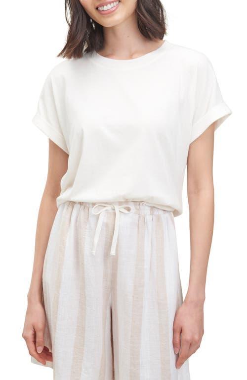 Womens Skye Roll-Cuff Sleeve T-Shirt Product Image