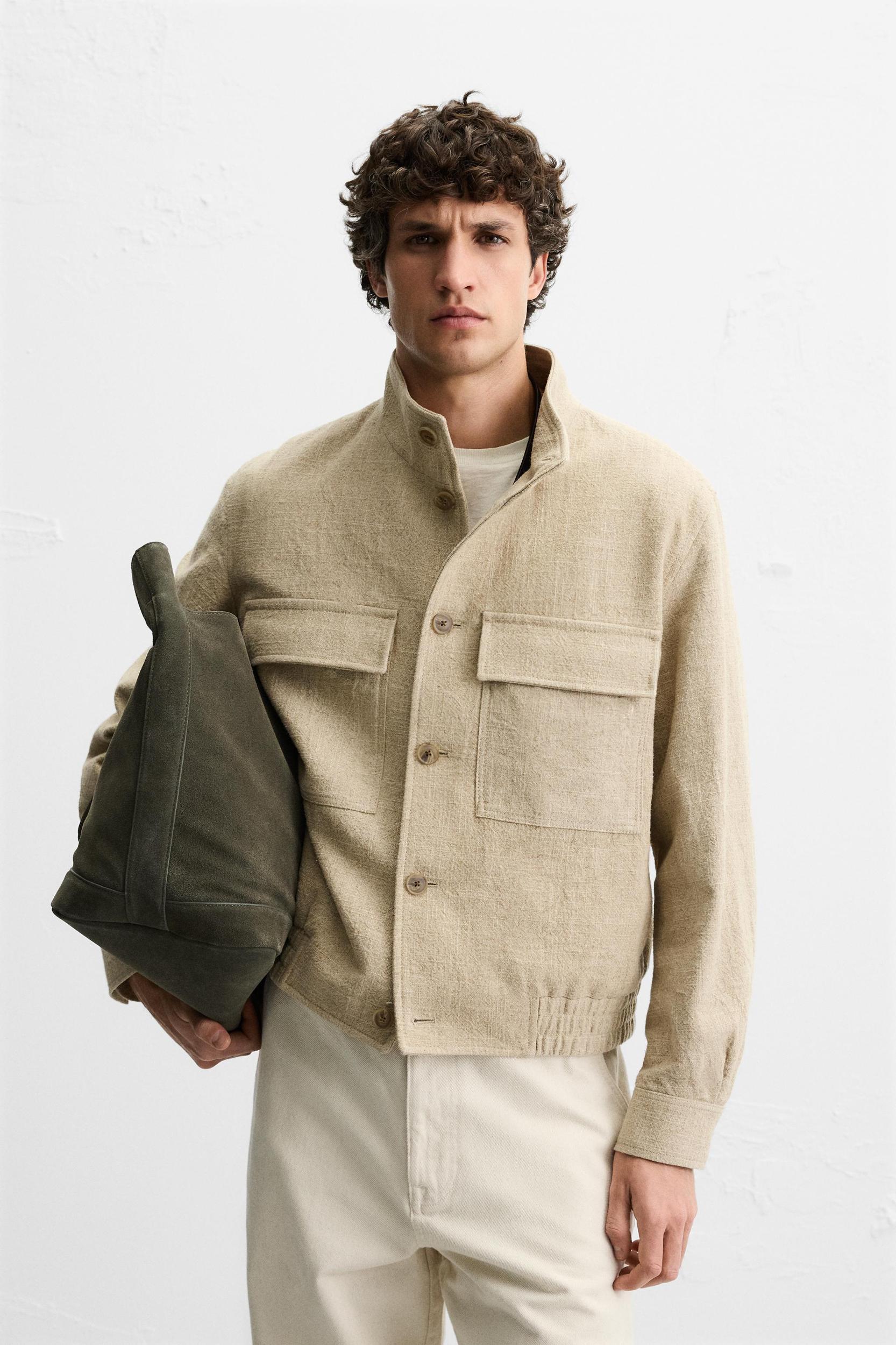 LINEN - COTTON JACKET Product Image