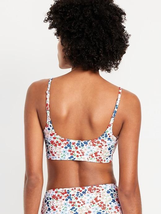 Scoop-Neck Bikini Swim Top Product Image