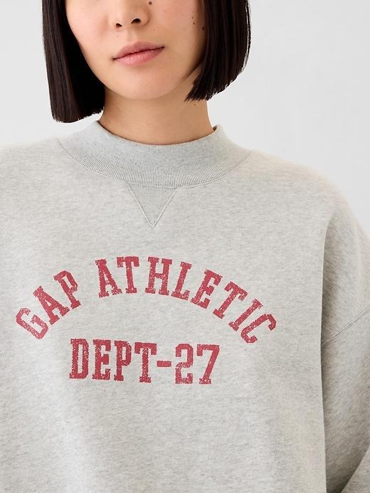 VintageSoft Gap Logo Mockneck Sweatshirt Product Image
