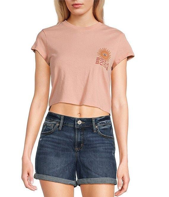 Billabong Wave Trip Short Sleeve Cropped Graphic T-Shirt Product Image