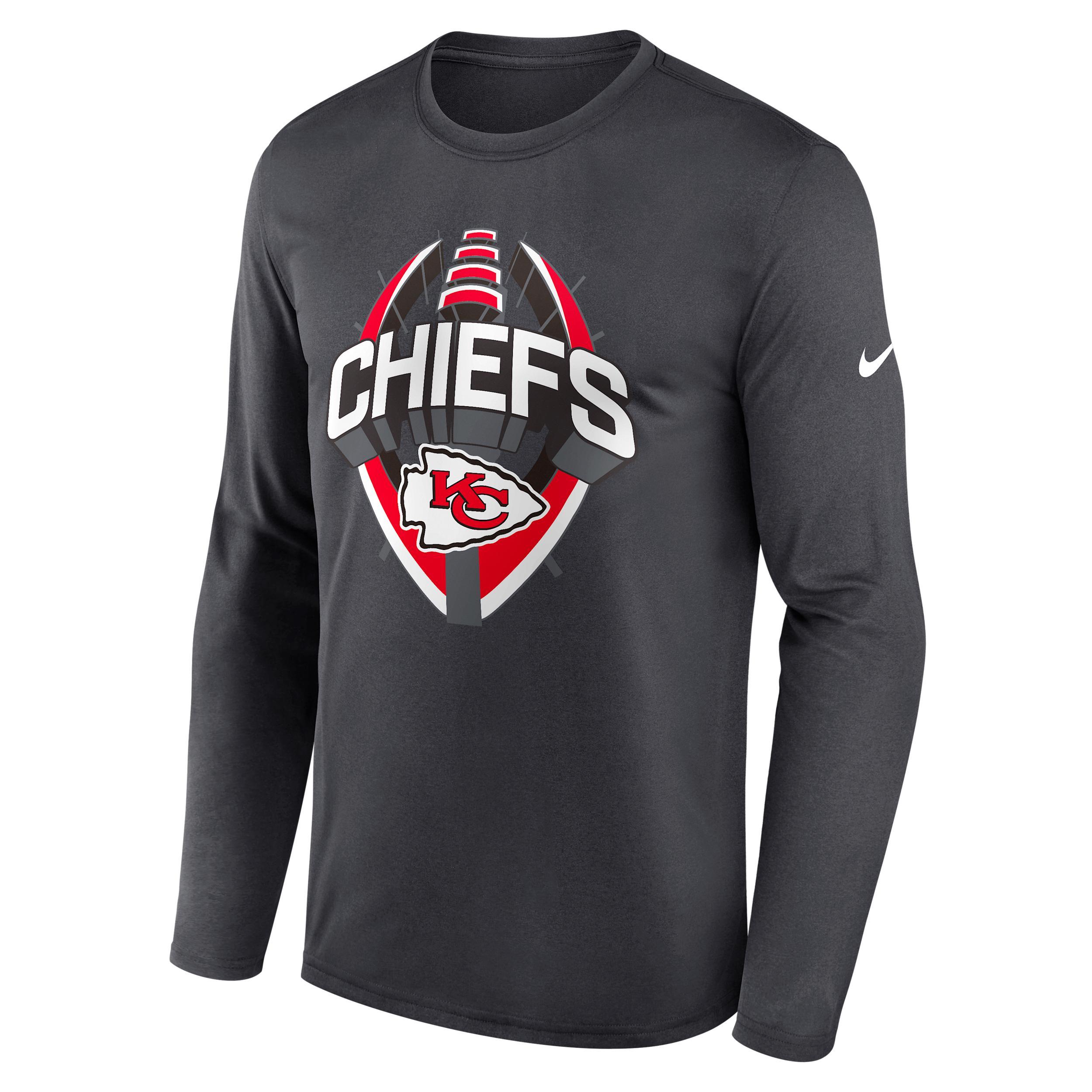 Kansas City Chiefs Legend Icon Nike Men's Dri-FIT NFL Long-Sleeve T-Shirt Product Image