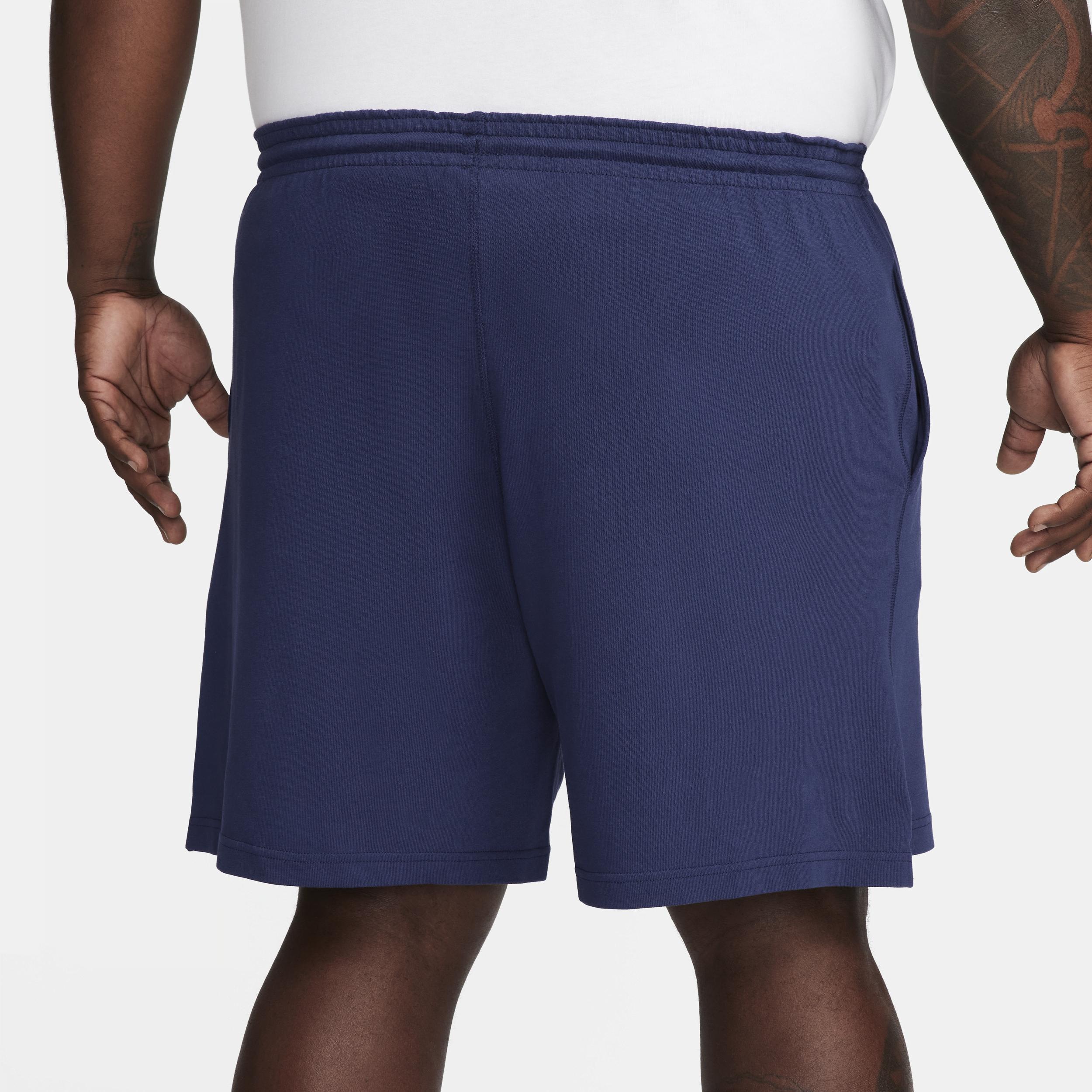 Men's Nike Club Knit Shorts, Size: XXL, Black Navy Product Image