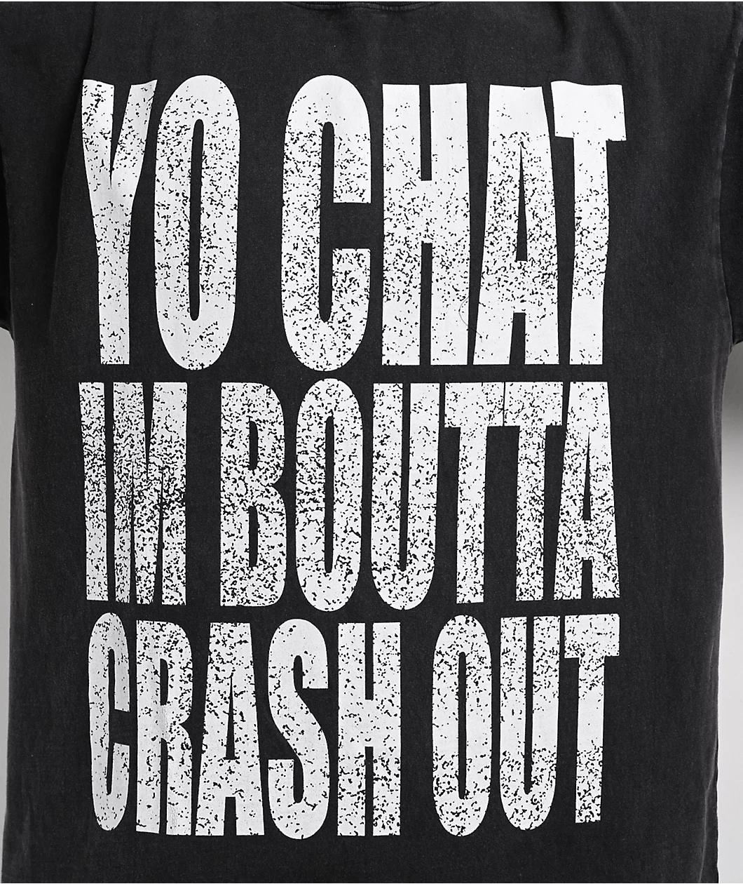 Ninth Hall Say It To My Face Black T-Shirt Product Image