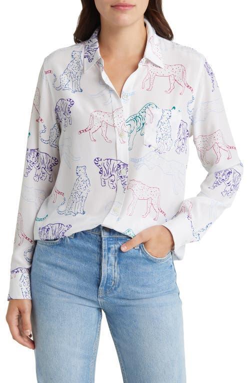 Womens Kate Silk Tiger Shirt Product Image