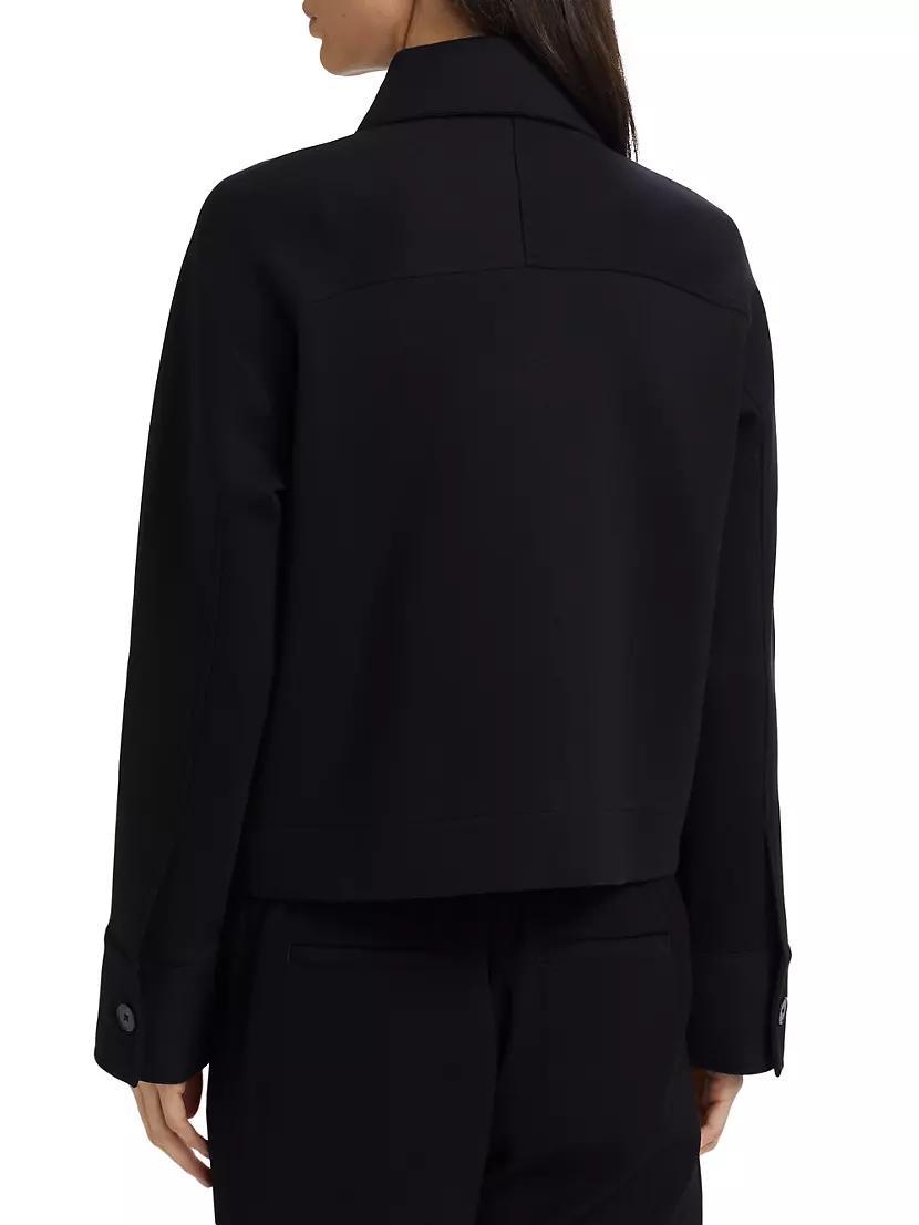Cotton-Blend Shirt Jacket Product Image