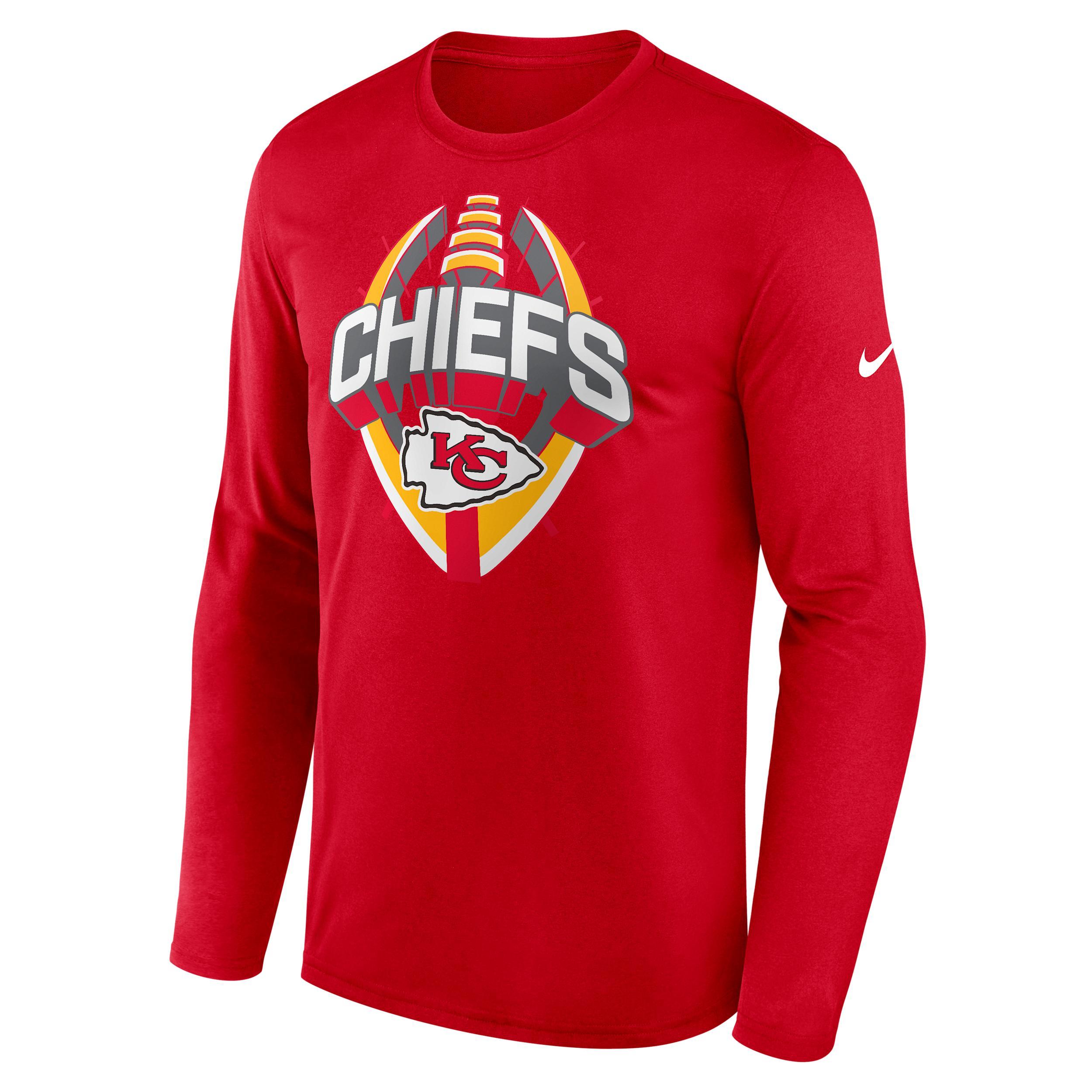 Kansas City Chiefs Legend Icon Nike Men's Dri-FIT NFL Long-Sleeve T-Shirt Product Image