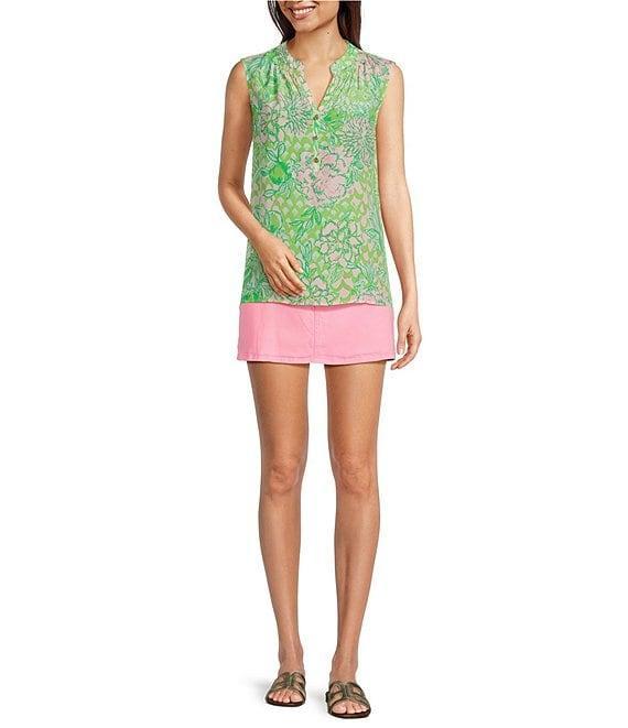 Lilly Pulitzer Colette Denim 4-Pocket Skort Product Image