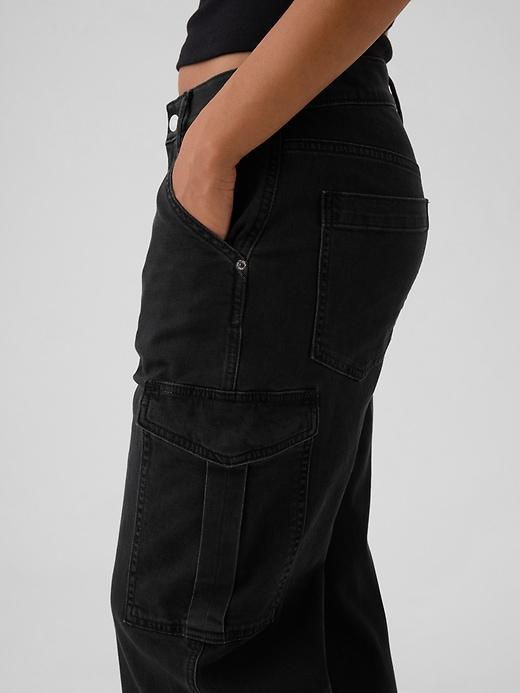 Mid Rise Corduroy '90s Loose Cargo Pants Product Image
