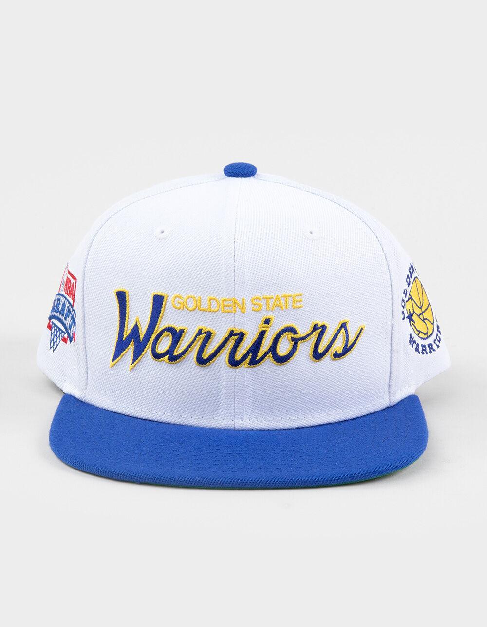 MITCHELL & NESS Golden State Warriors Draft Snapback Hat - WHITE Product Image