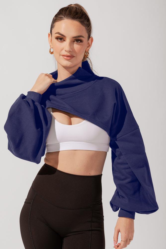Mockneck Shruggie - Taupe Product Image
