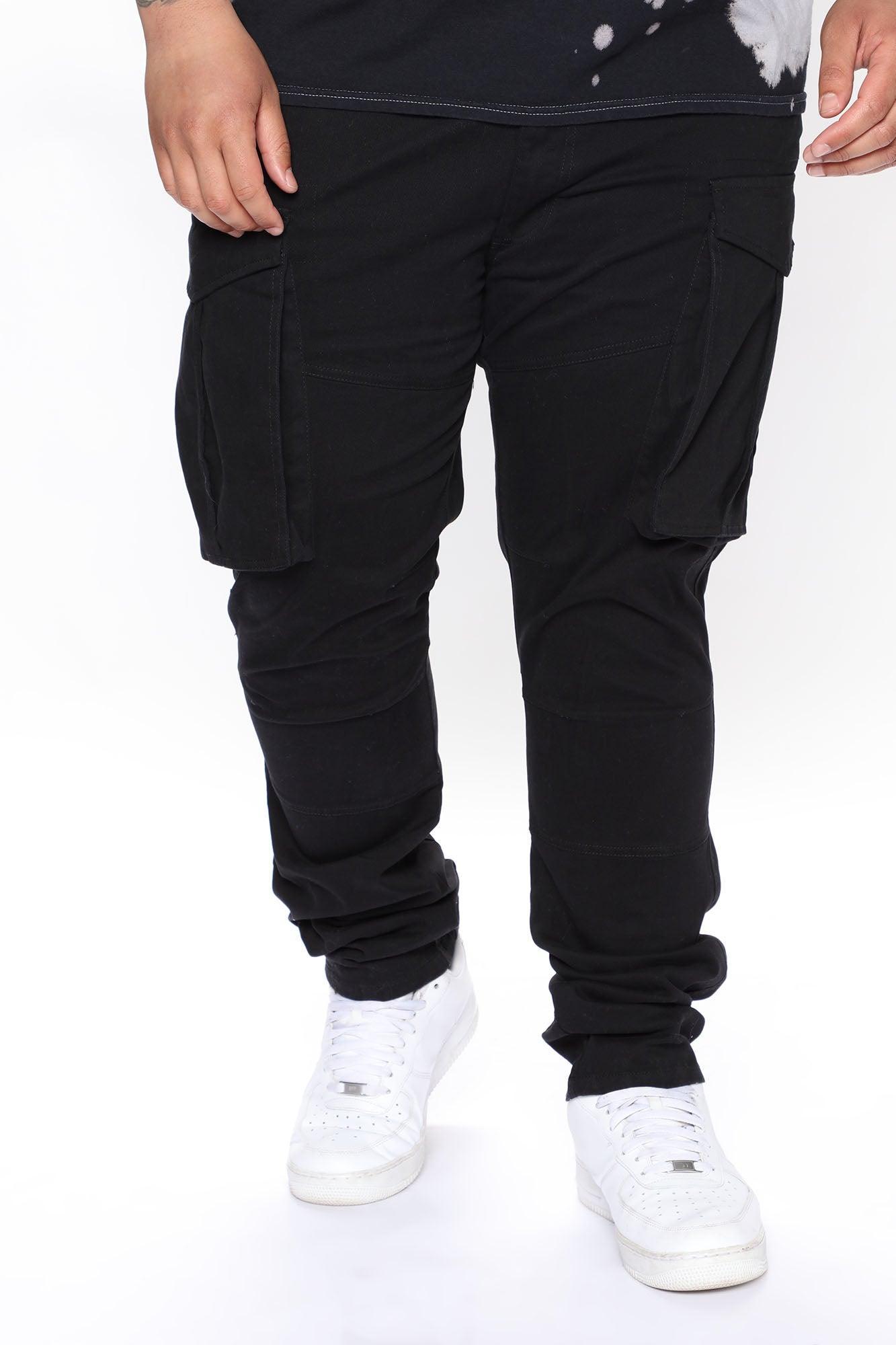Summer Games Slim Cargo Pants - Black Product Image