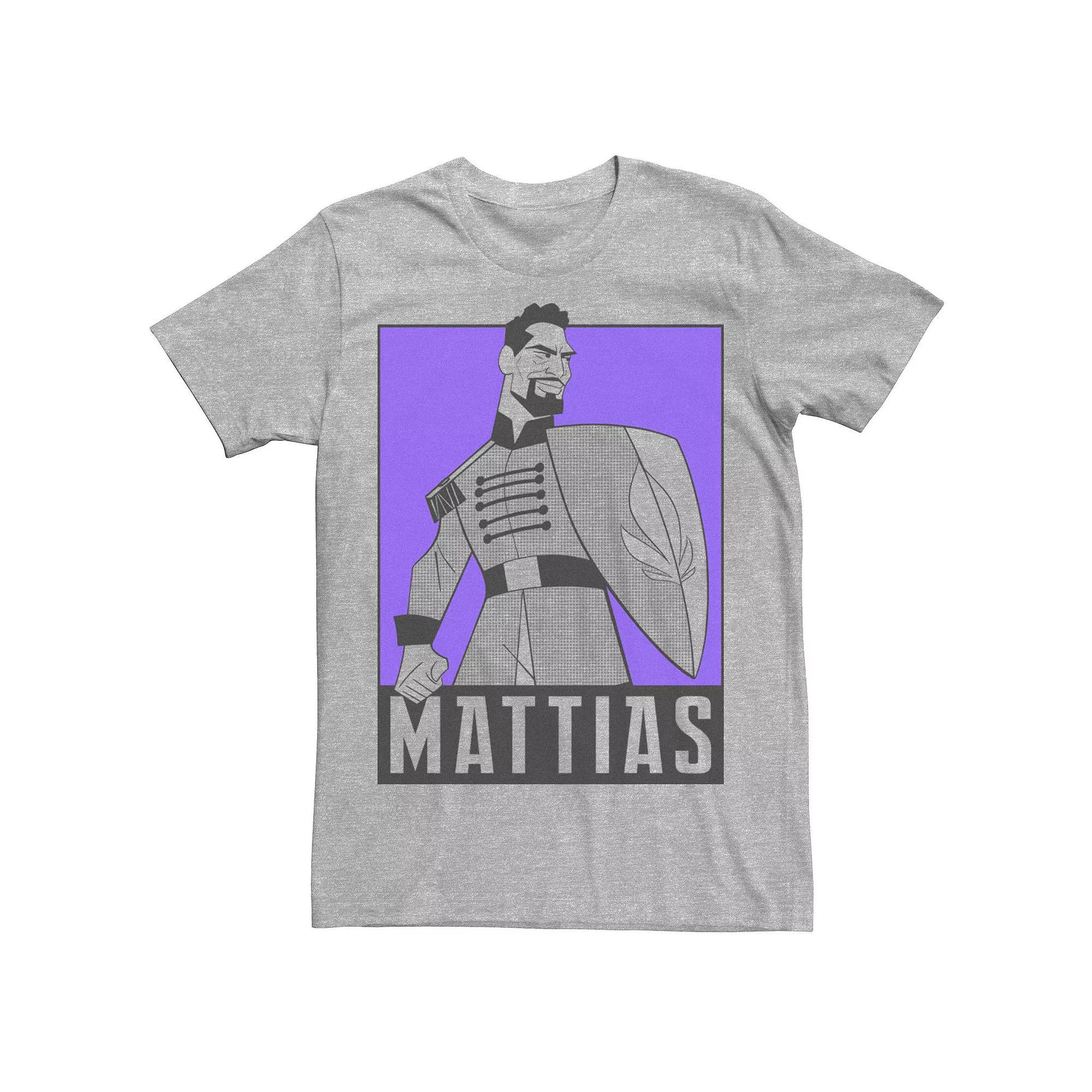 Disney's Frozen 2 Mattias Comic Portrait Men's Tee, Size: Small, Athletic Grey Product Image