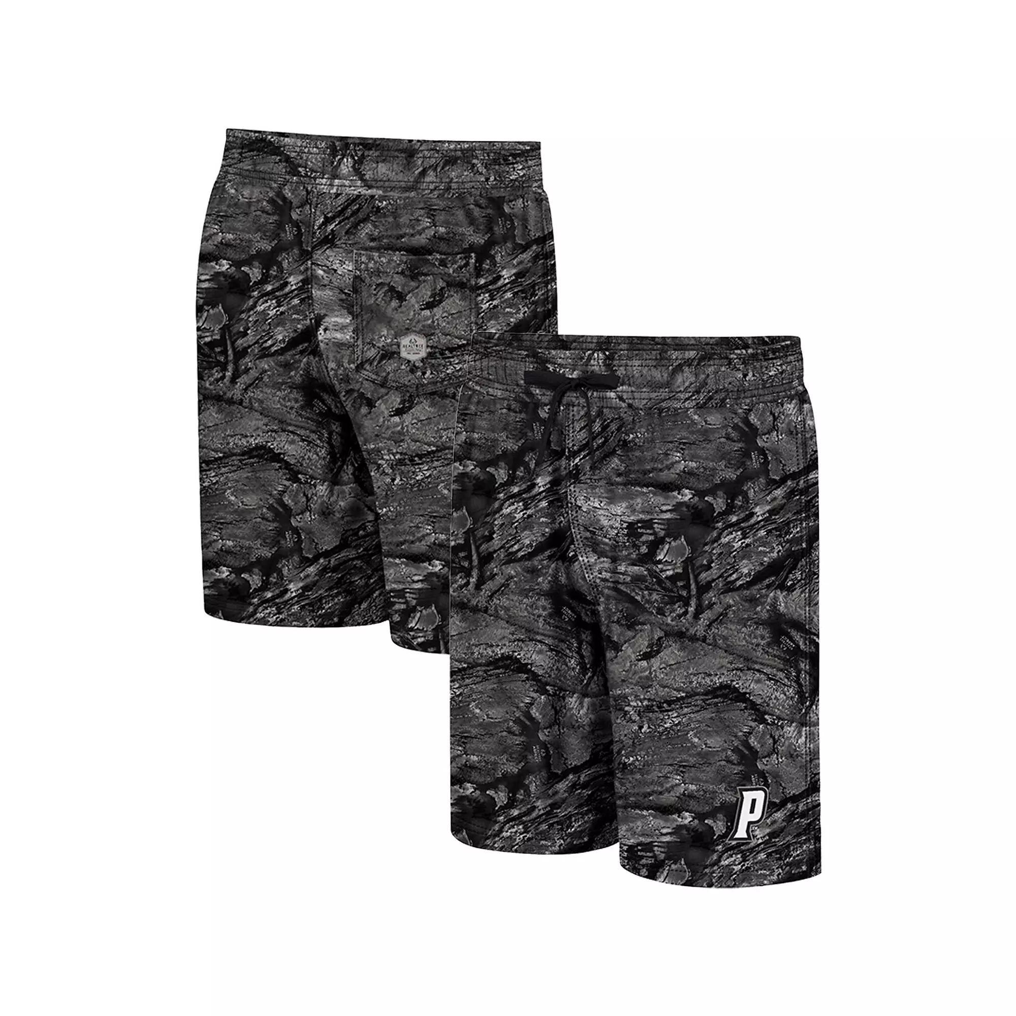 Men's Colosseum Charcoal Kansas State Wildcats Realtree Aspect Ohana Swim Shorts, Size: Medium Product Image