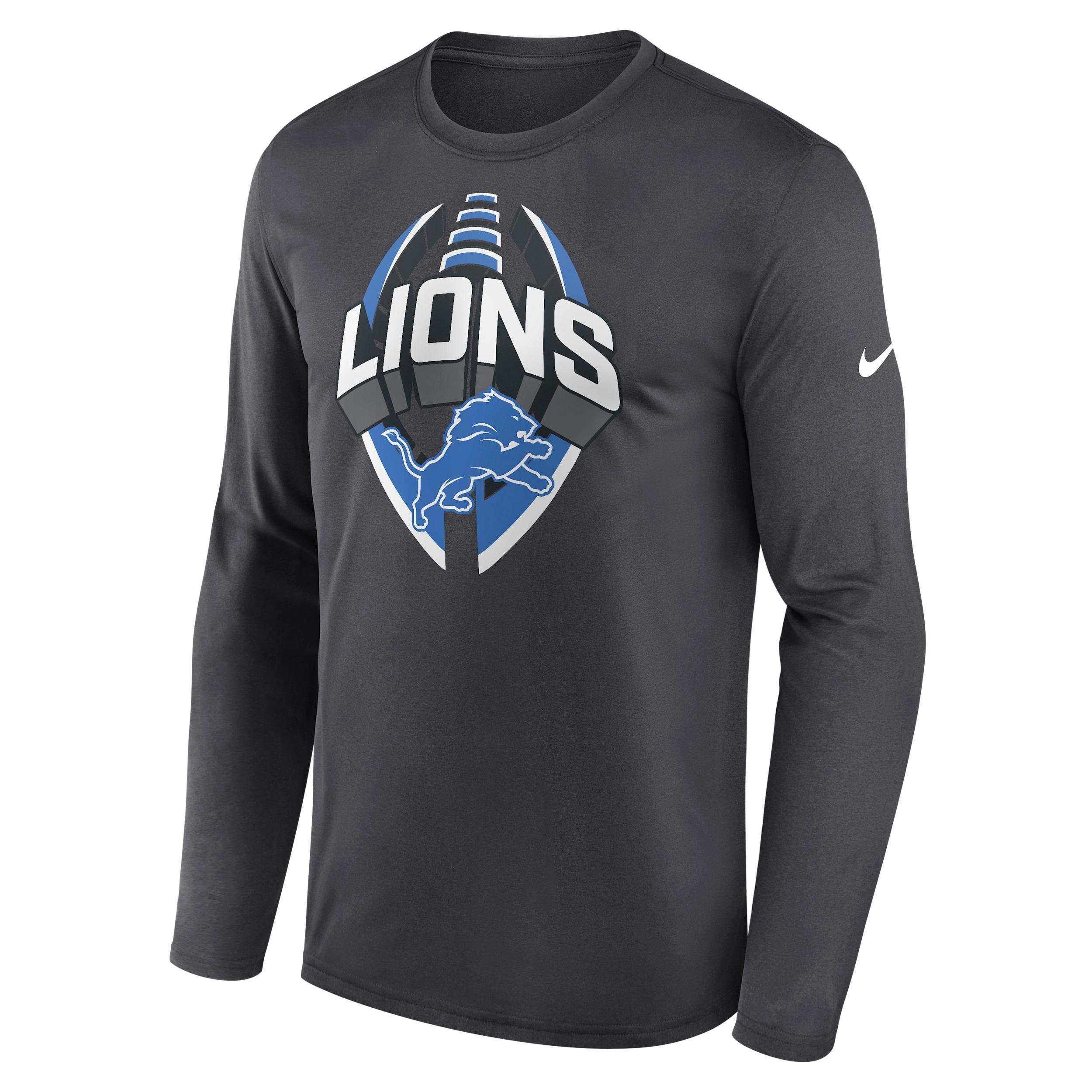Detroit Lions Legend Icon Nike Men's Dri-FIT NFL Long-Sleeve T-Shirt Product Image