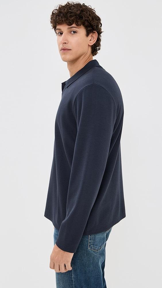 Vince Milano Long Sleeve Johnny Collar Sweater | Shopbop Product Image