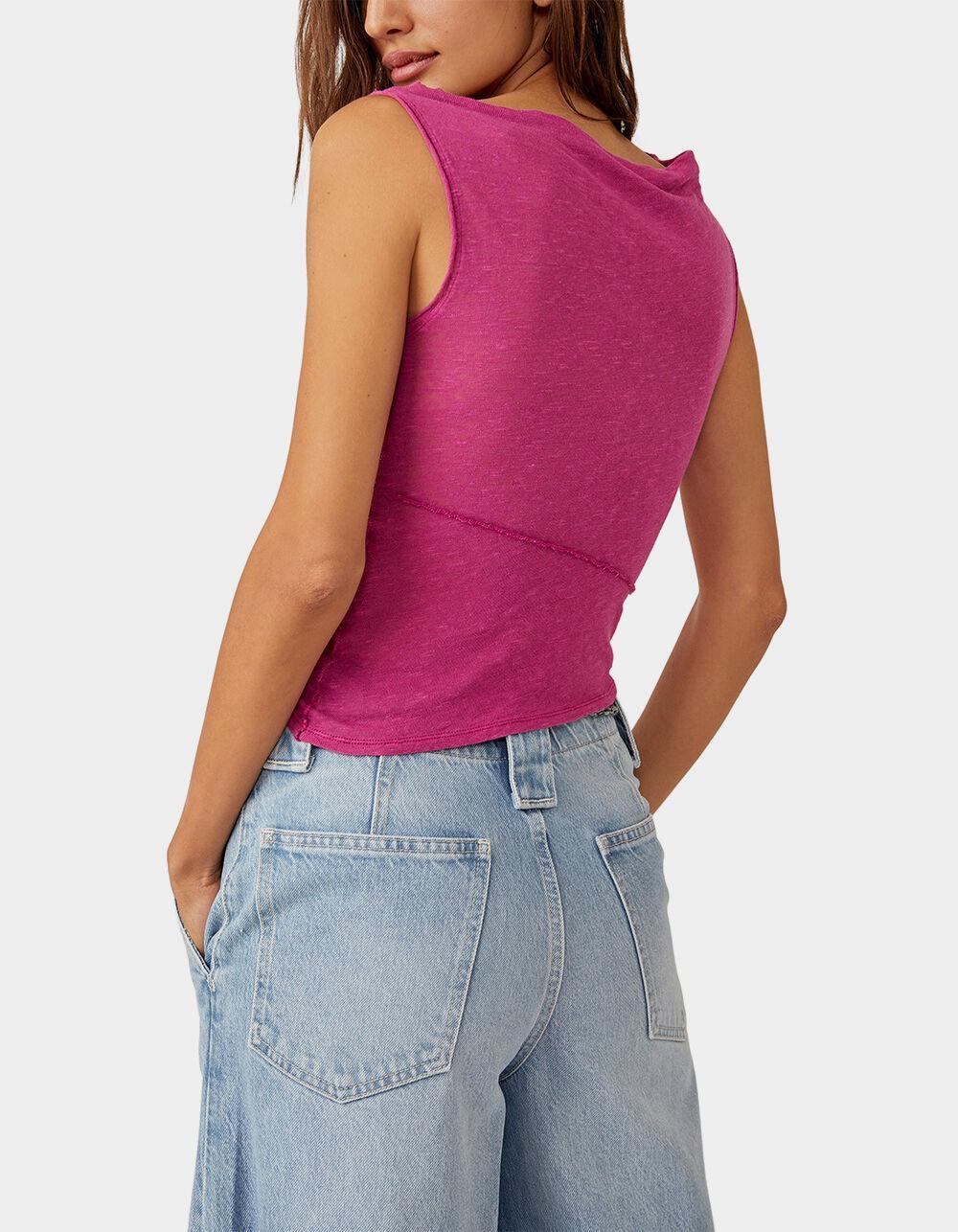 FREE PEOPLE Fall For Me Womens Tee - PINK Product Image