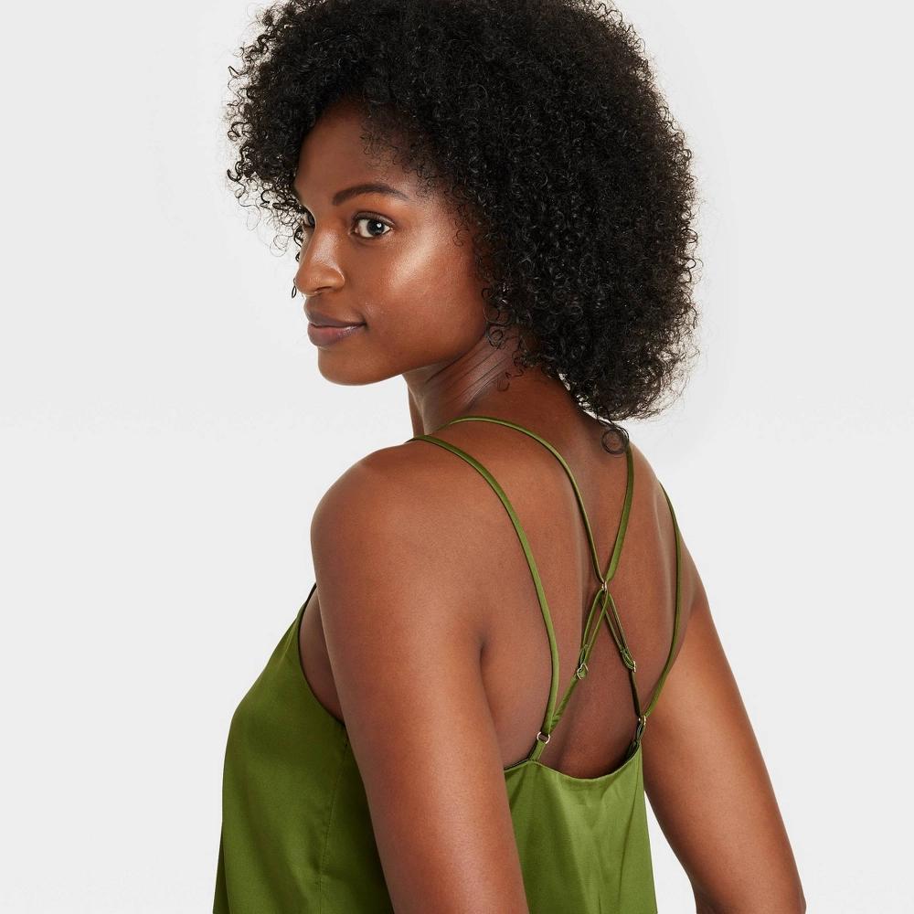 Women's Satin Pajama Cami Top - Auden™ Product Image