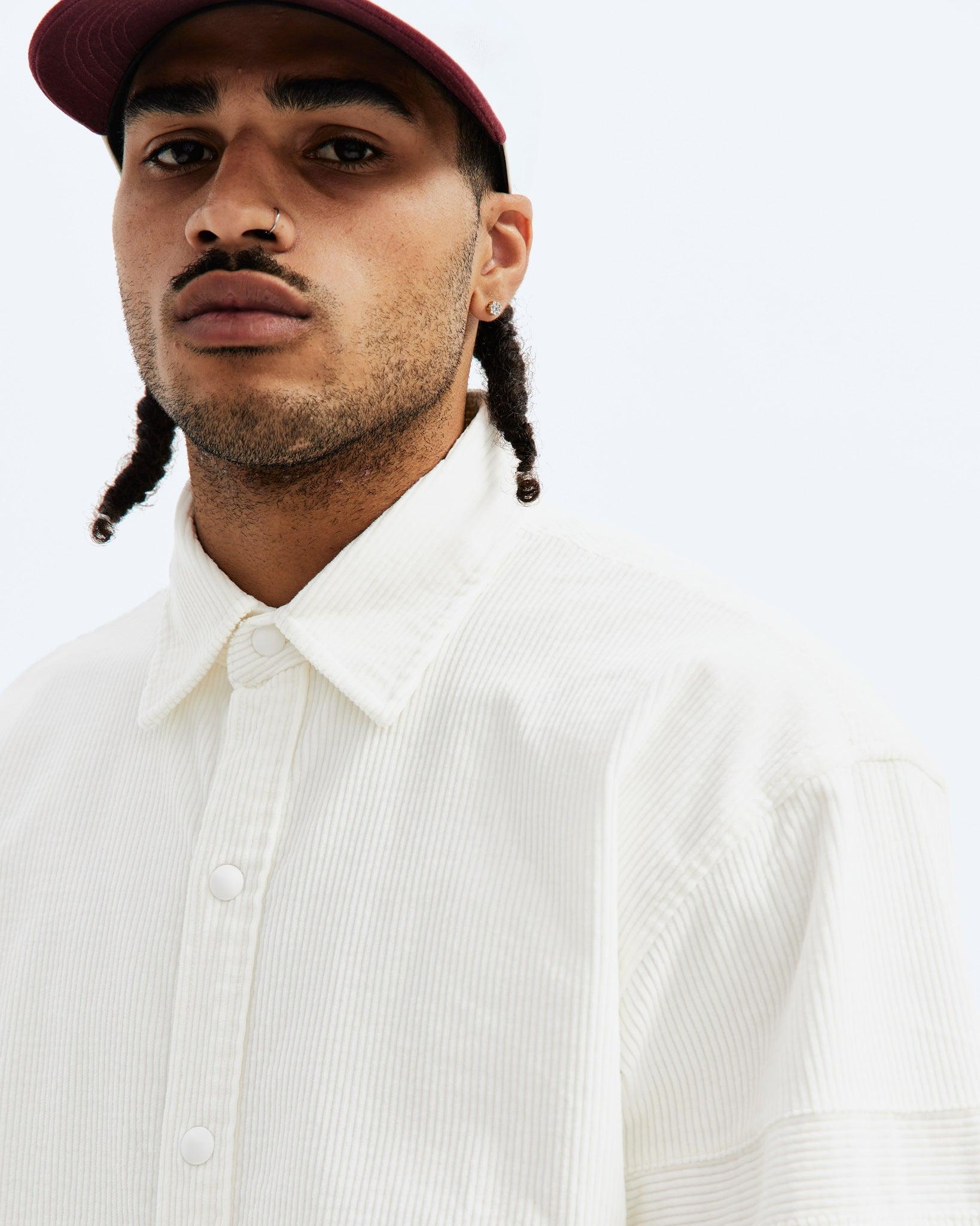 Cotton Corduroy Drill Overshirt Male Product Image