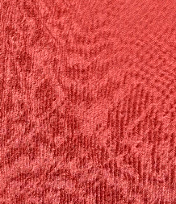 Bryn Walker Plus Light Linen Elastic Waist A-line Pull-On Skirt Product Image