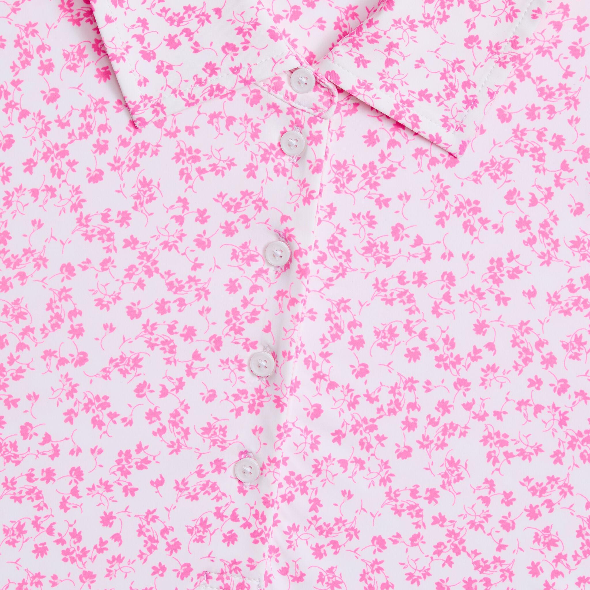 DITSY FLORAL TECH JERSEY LONG SLEEVE POLO Product Image