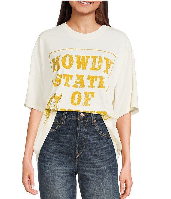 Ariat Howdy State of Mind Western Crew Neck Short Sleeve T-Shirt Product Image