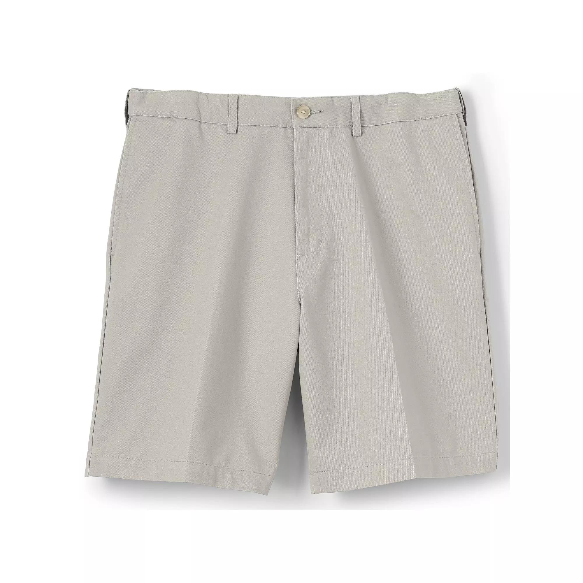 Men's Lands' End Comfort-Waist Classic-Fit 9-inch No-Iron Chino Shorts, Size: 40, Radiant Blue Product Image