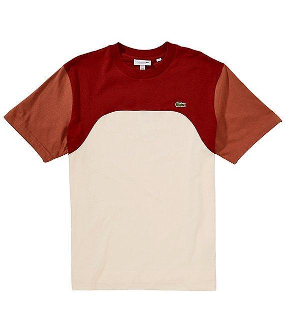 Lacoste Color Block Classic Short Sleeve T-Shirt Product Image
