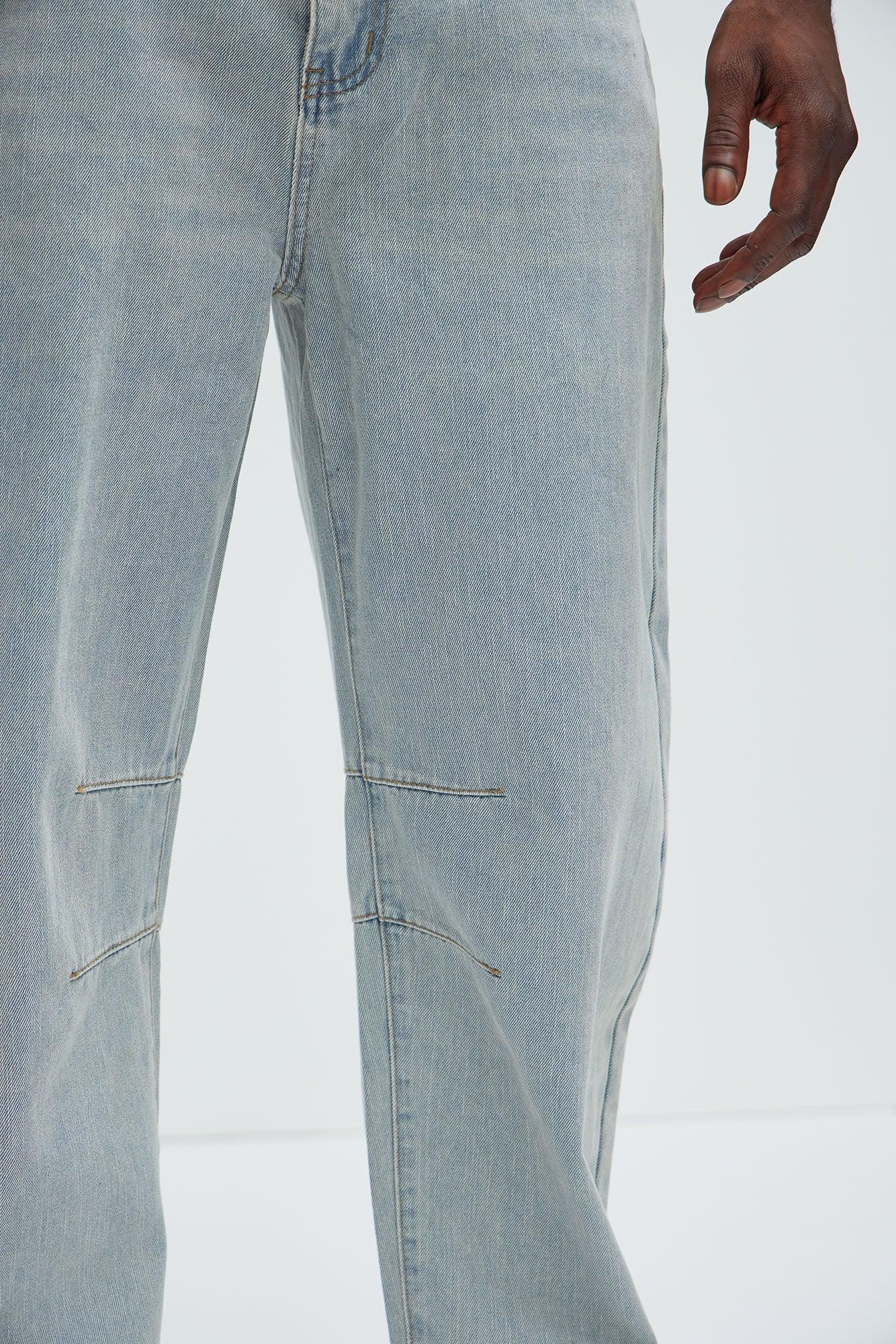 Elm Relaxed Barrel Jeans - Light Wash Product Image