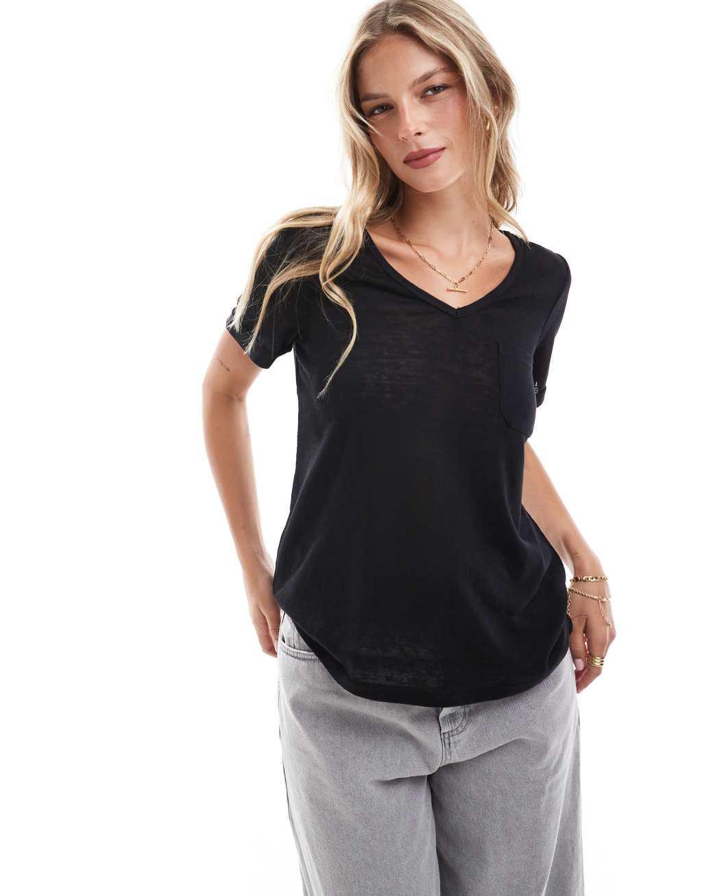 Object V-neck T-shirt Product Image