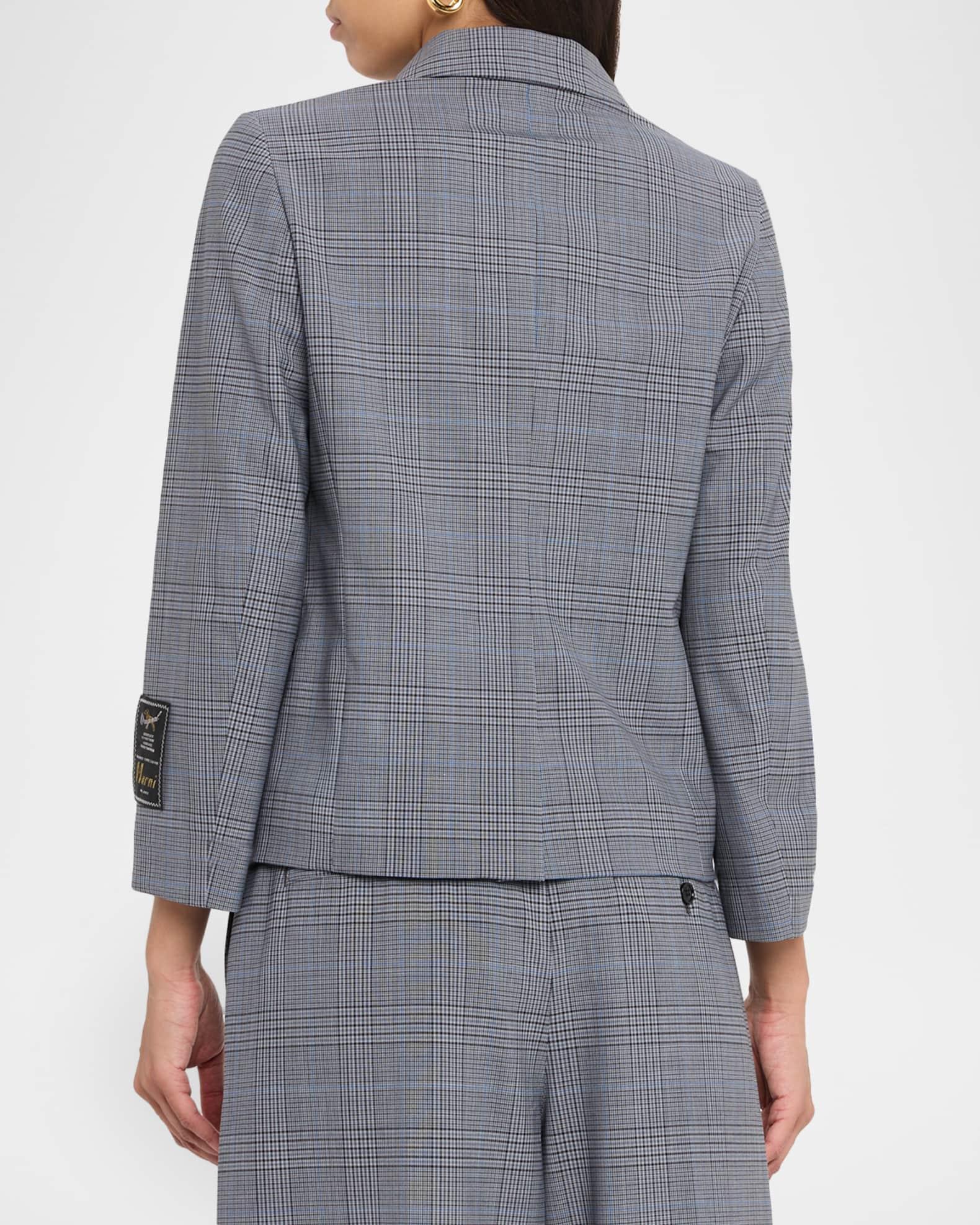 Check Single-Breasted Jacket Product Image