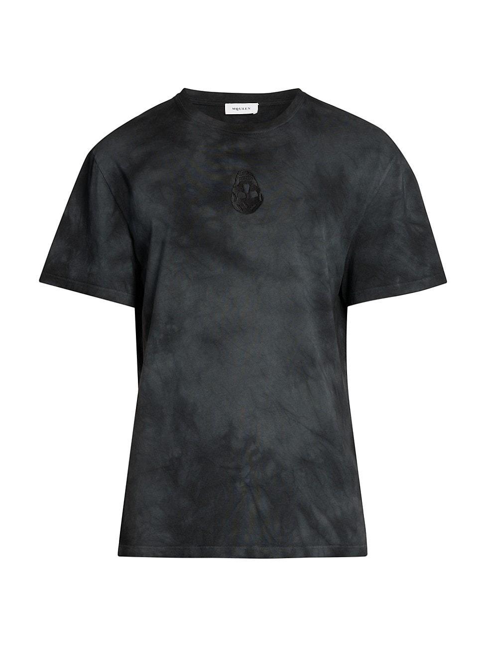 Mens Uneven Tie-Dye T-Shirt Product Image