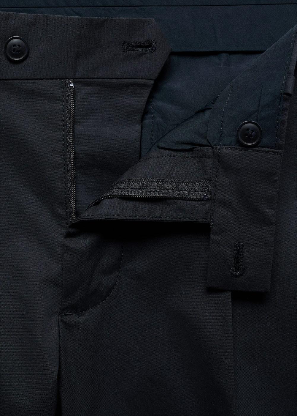 Mango Mens Slim-Fit Cotton Pleated Pants Product Image