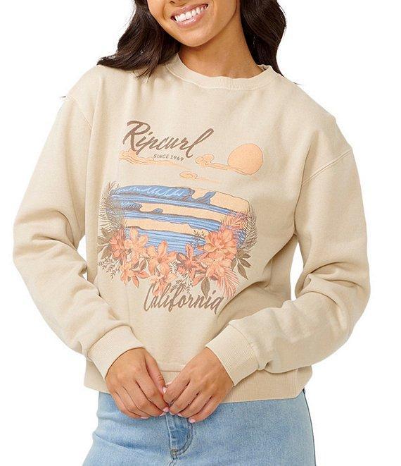 Rip Curl Wave Guilders Crew Neck Sweatshirt Product Image