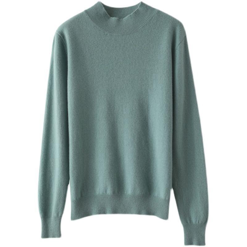 Mock Neck Ribbed Sweater Product Image