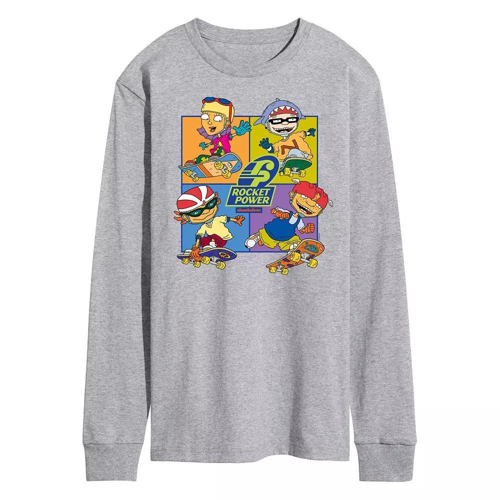 Mens Nickelodeon Rocket Power Grid Long Sleeve Tee Product Image