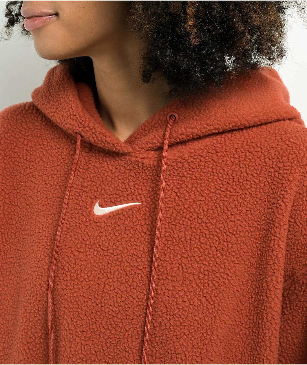 Nike Sportswear Rugged Orange Fleece Hoodie Product Image