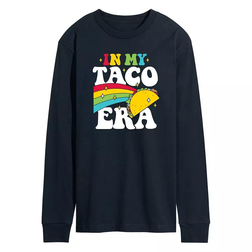 Mens In My Taco Era Long Sleeve Graphic Tee Product Image
